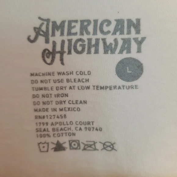 American Highway Long Sleeve Top - Picture 2 of 4